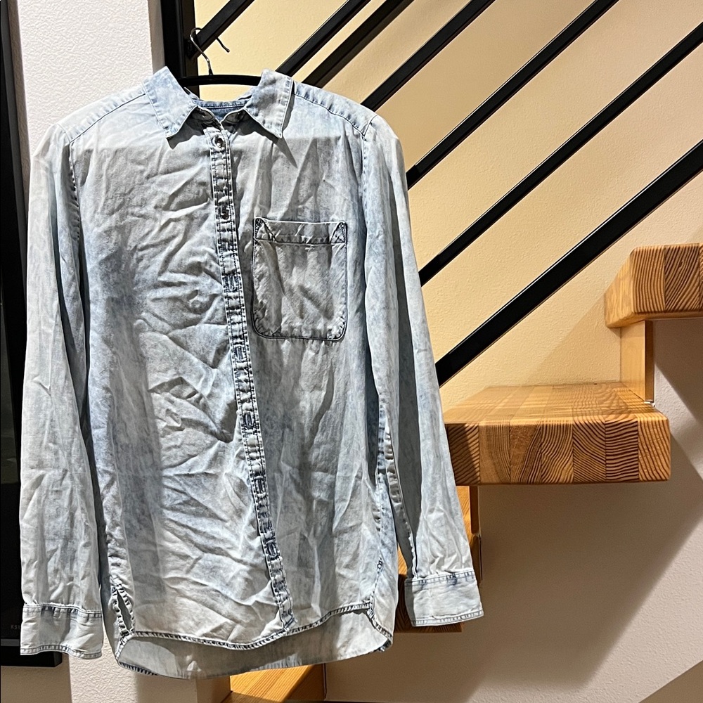 Women’s Light Blue Denim Shirt